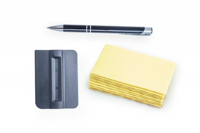 Набор инструментов Nimbase (ракель пластиковый, ручка для прокалывания пузырей, фетр), 3 предмета