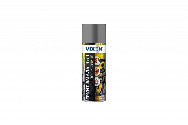 Грунт-эмаль по ржавчине 4в1 VIXEN