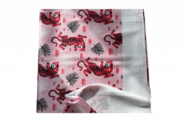 Шелк Армани с принтом