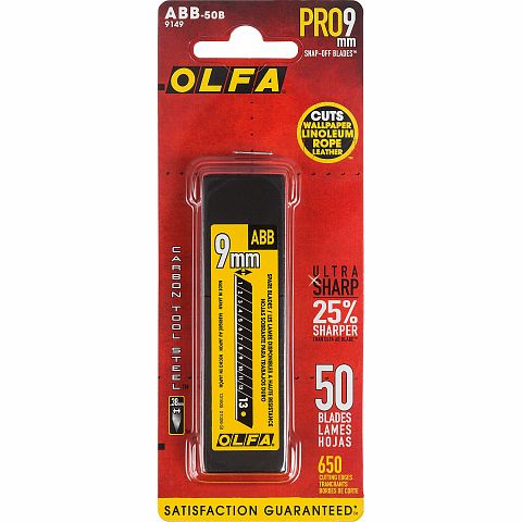 Лезвия OLFA ABB-50B BLACK MAX