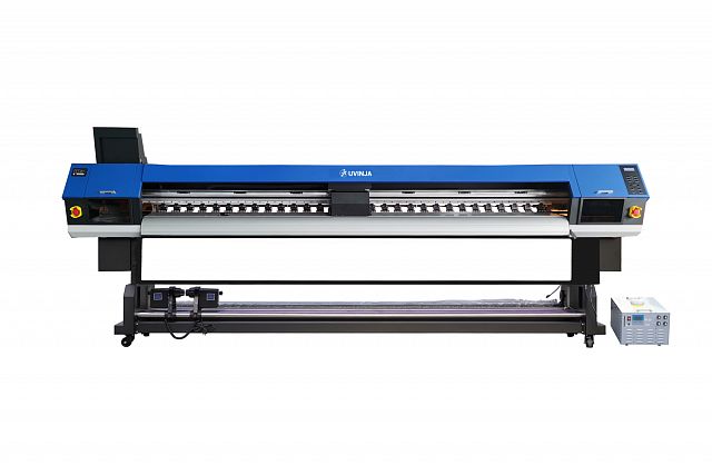 Рулонный UV принтер UVinja M3200-4 UV с опцией печати на тяжелых материалах, ширина печати 3,2 м, 4 печатных головы Epson I3200-U1