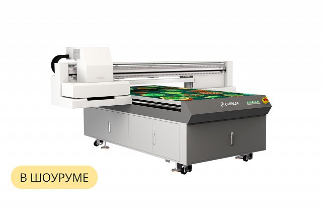 Планшетный UV принтер Uvinja FY-1216, область печати 1200х1600 мм, 6 печатных голов Ricoh Gen6