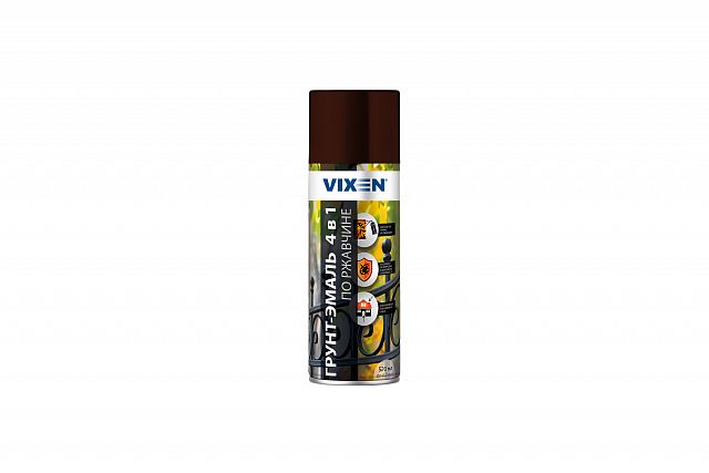 Грунт-эмаль по ржавчине 4в1 VIXEN
