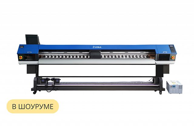 Рулонный UV принтер UVinja M3200-4 UV, ширина печати 3,2 м, 2 печатных головы Epson I3200-U1