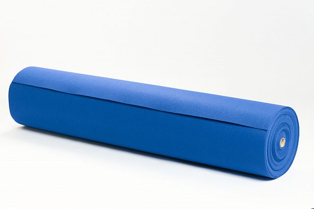 Специальное напольное покрытие с иглопробивным ворсом для выставочных центров, конференц-залов и торговых помещений