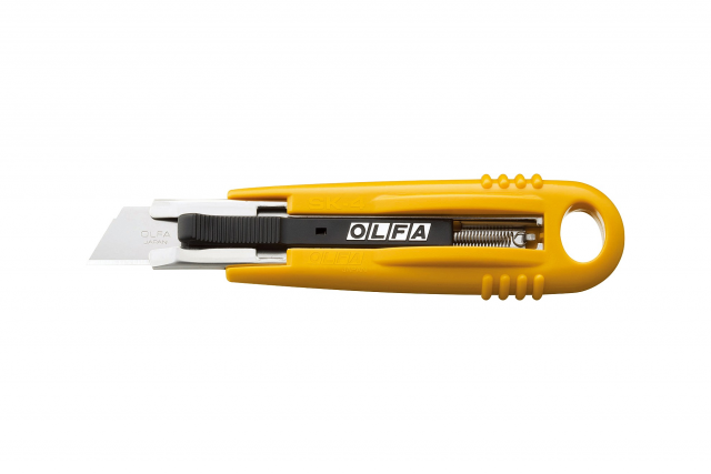 Нож OLFA SK-4 безопасный с возвратной пружиной (лезвие 17,5 мм, трапециевидное)