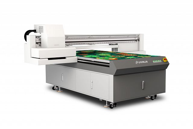 Планшетный UV принтер Uvinja FY-1216, область печати 1200х1600 мм, 6 печатных голов Ricoh Gen6