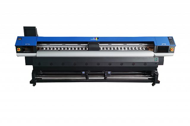 Экосольвентный принтер Colorblast M3200-4 с опцией печати на тяжелых материалах, ширина печати 3,2 м, 4 печатных головы Epson I3200-E1