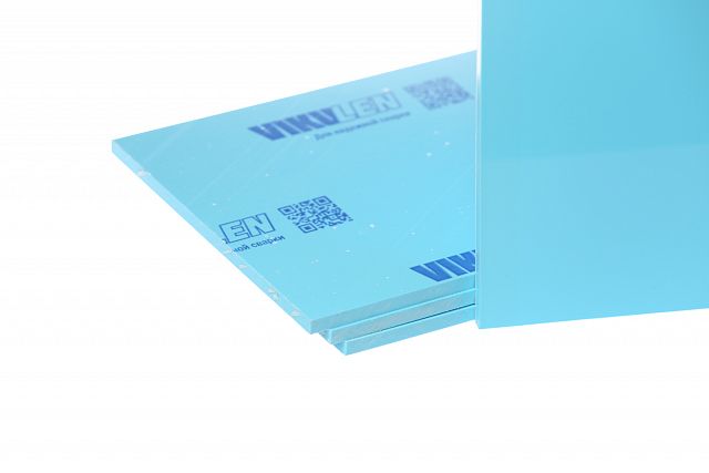 Листовой полипропилен Vikulen голубой