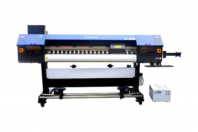 Рулонный UV принтер UVinja M8-4 UV, ширина печати 1,8 м, 2 печатных головы Epson I3200-U1