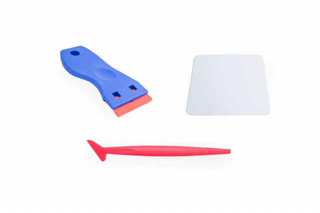 Набор инструментов Nimbase (ракели пластиковые разной жесткости), 3 предмета