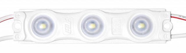Модуль светодиодный ELF 3SMD диод 2835, с линзой, 160 гр, 12 В, IP 65 ...