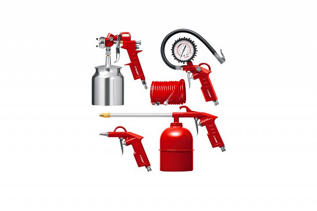 Набор пневмоинструмента универсальный Зубр MS-5N