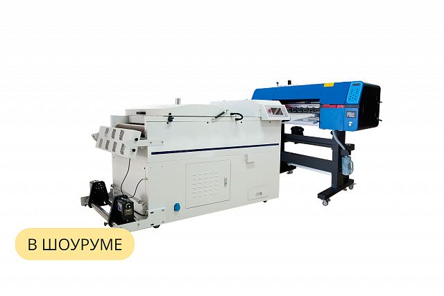 DTF принтер M2070-3, ширина печати 60 см, 2 печатных головы Epson I3200-A1, шейкер-сушка DF700L