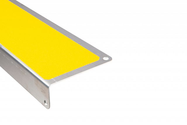 Пластина с углом алюминиевая с противоскользящей лентой Mehlhose