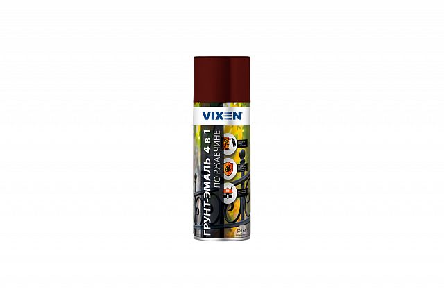 Грунт-эмаль по ржавчине 4в1 VIXEN